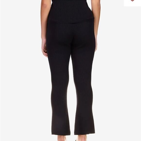 Sanctuary Women's Ribbed High-Rise
Ankle Pants - Black size M - Picture 3 of 14